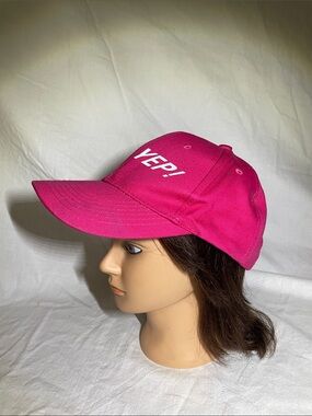 Yep! Women's Hot Pink Baseball Hat